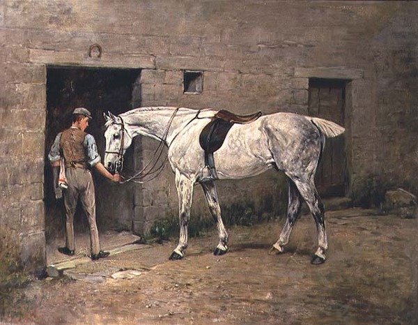 Il grigio pomellato e il ragazzo della stalla da John Emms