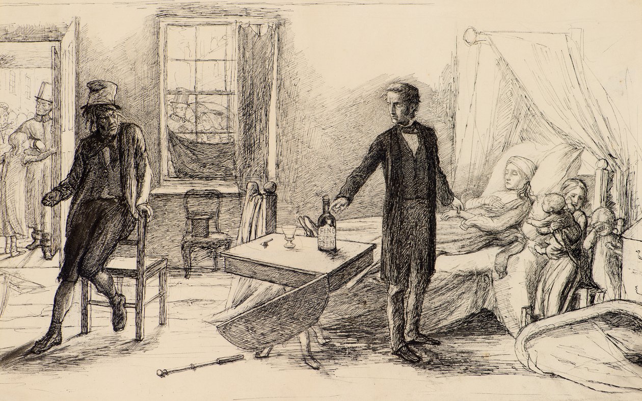 Bevanda da John Everett (attr.to) Millais