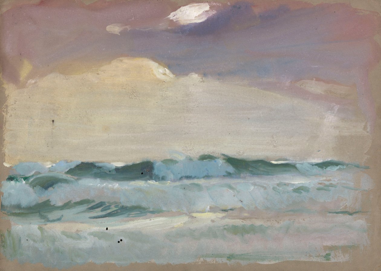 Mare grigio al chiaro di luna, Port Leven da John Everett