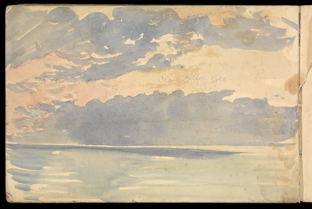 Paesaggio marino, taccuino da John Everett
