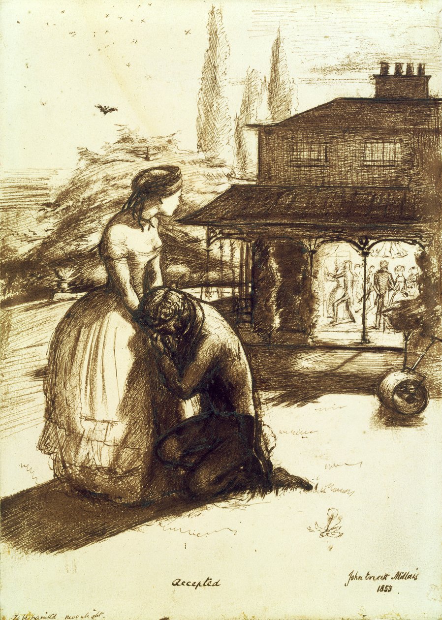 Accettato, 1853 da John Everett Millais
