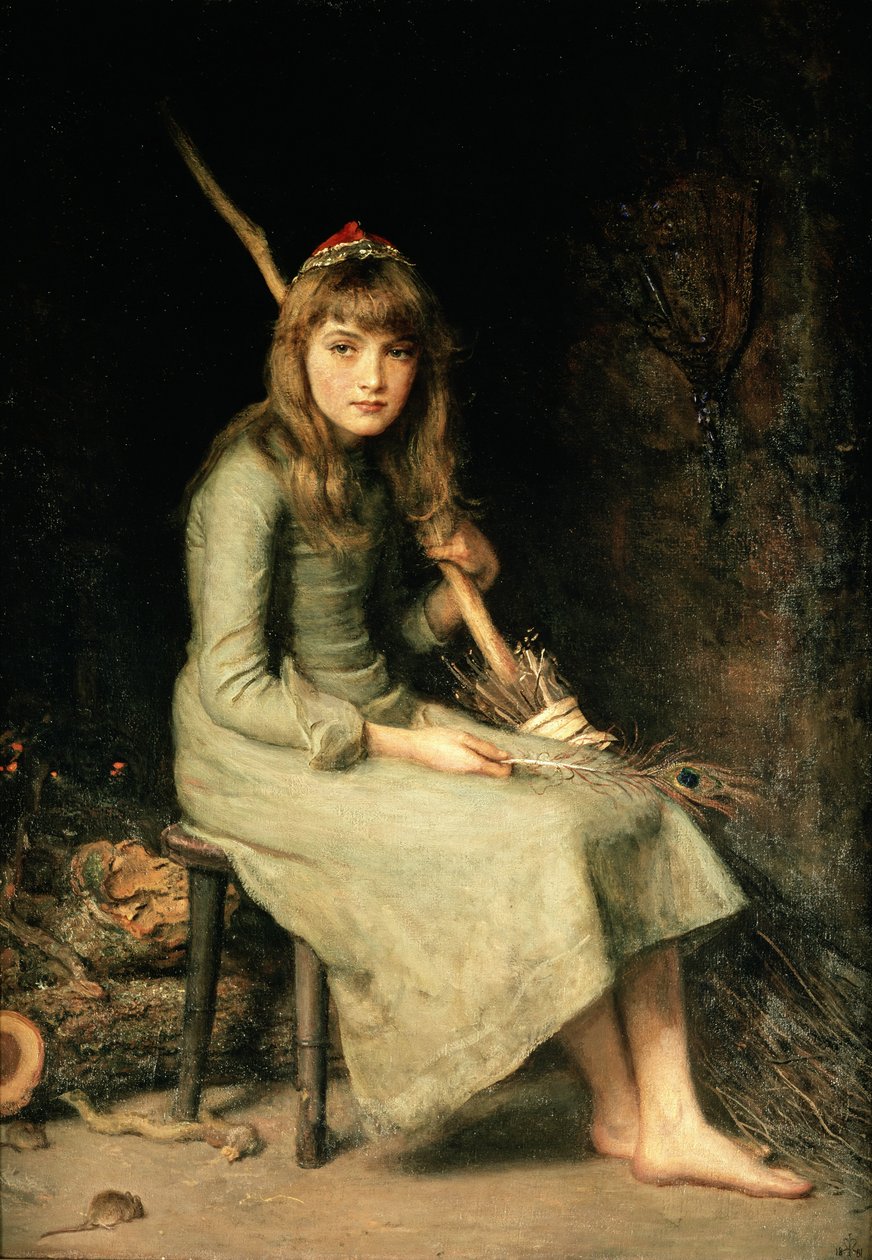 Cenerentola, 1881 da John Everett Millais