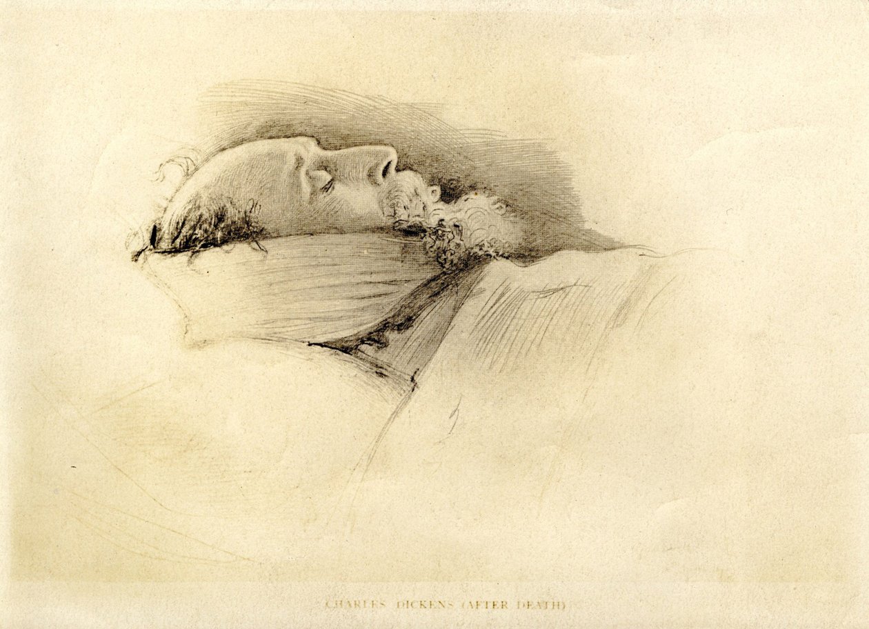 Dickens, il Giorno Dopo la Sua Morte, 1870 da John Everett Millais
