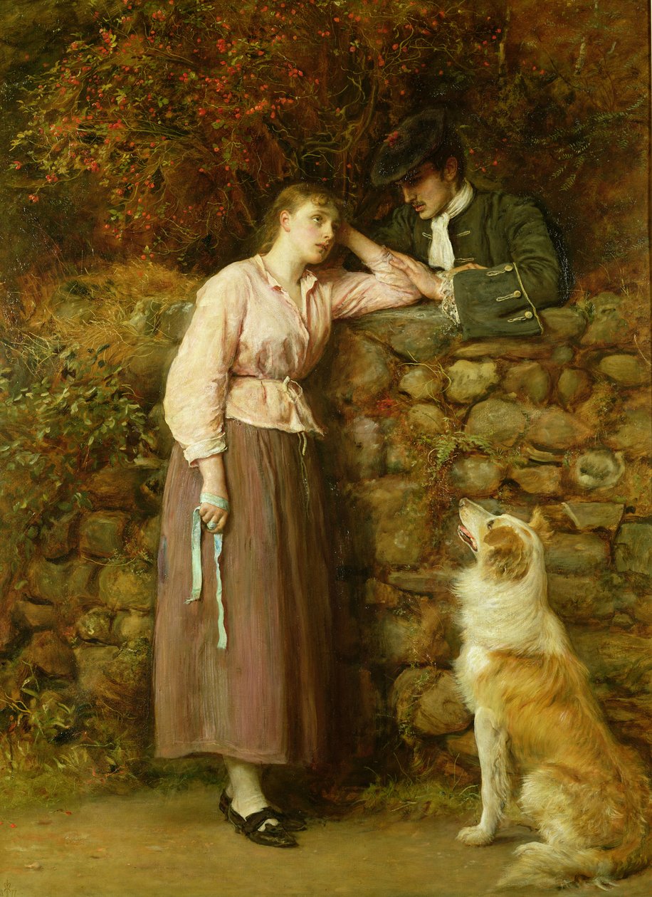 Effie Deans, da Il cuore di Midlothian di Sir Walter Scott, 1877 da John Everett Millais