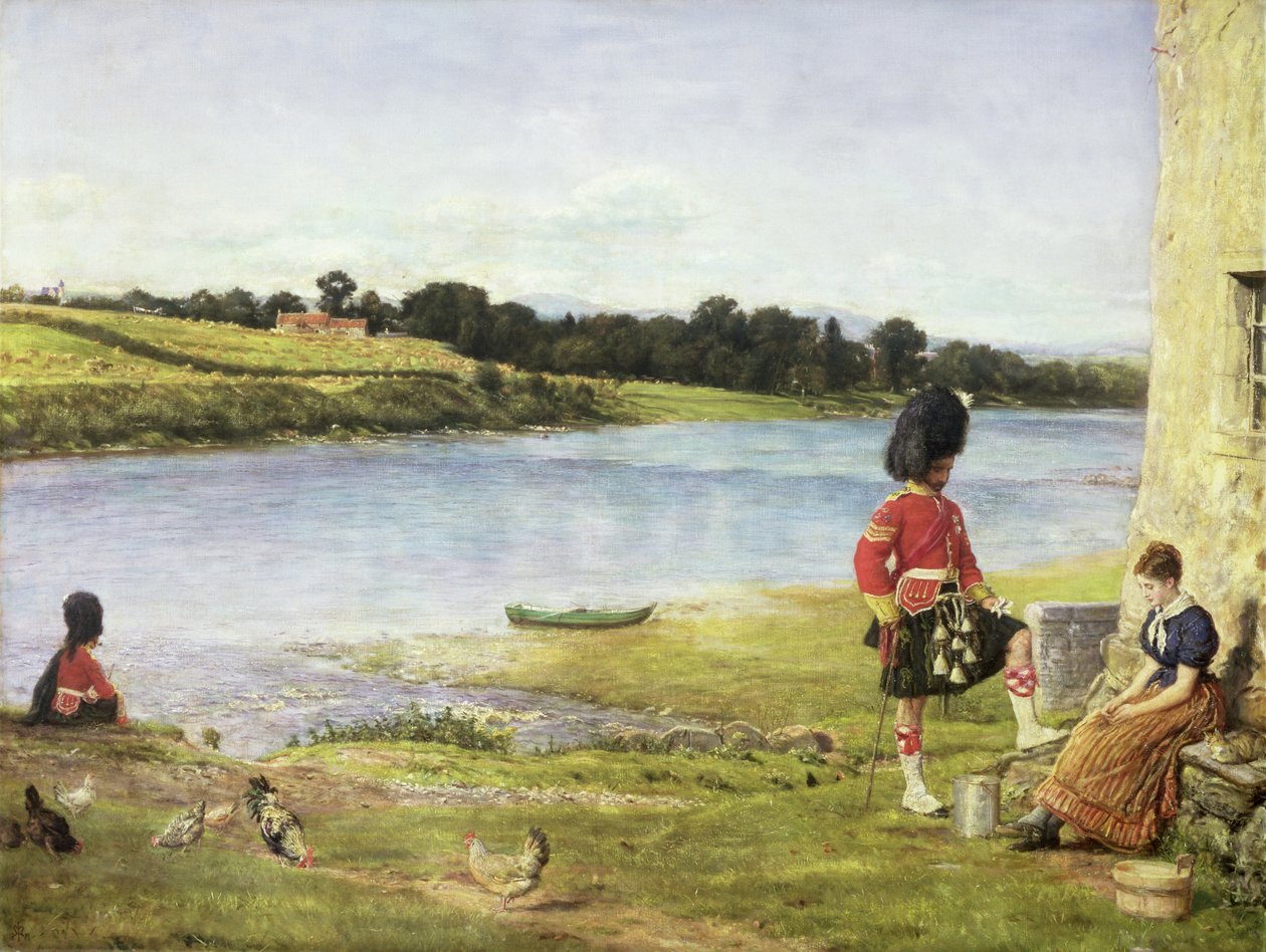 Flusso verso il mare, 1871 da John Everett Millais