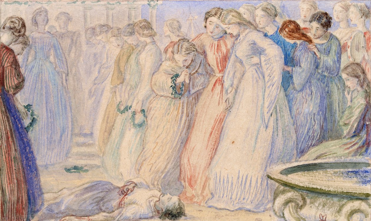 Ifi e Anassarete, fine 19° secolo da John Everett Millais