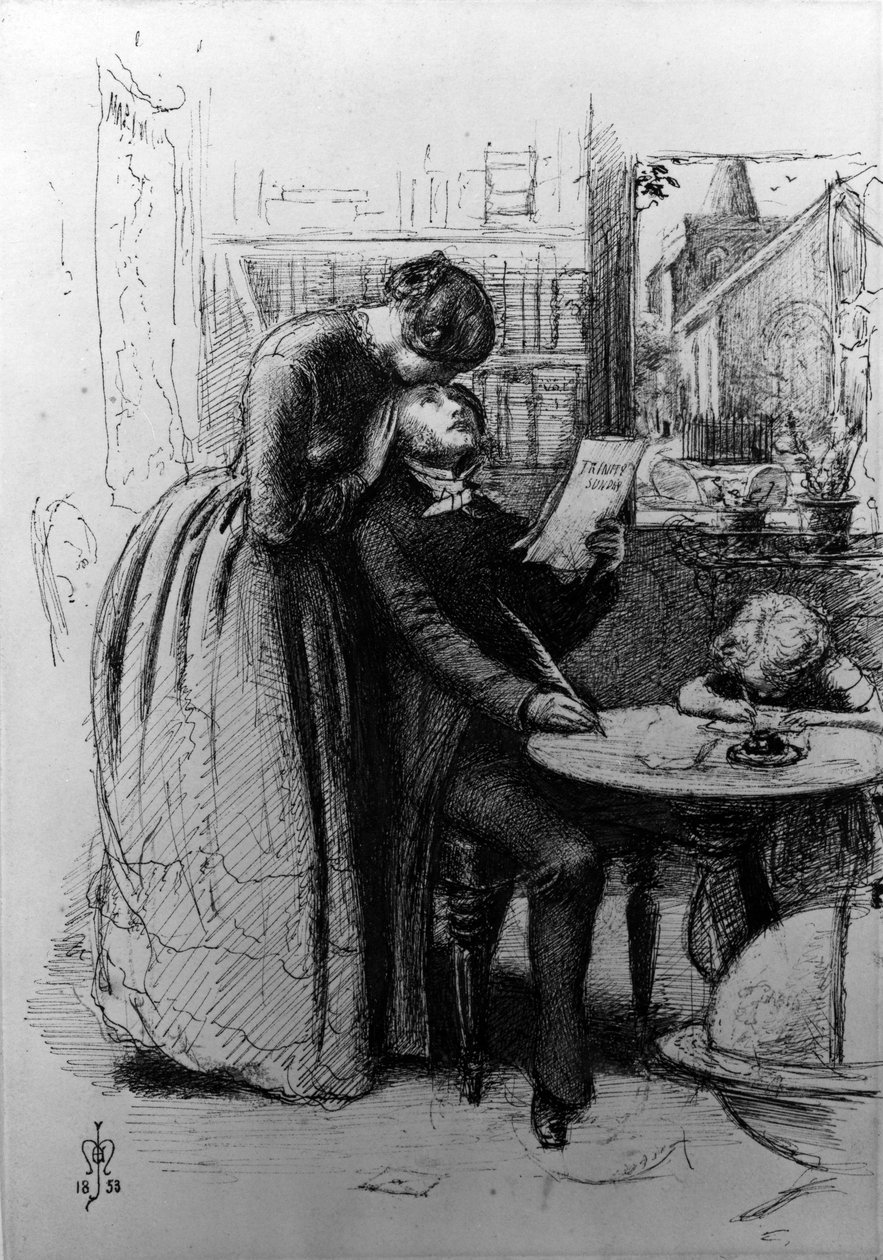 Sposati per amore, 1853 da John Everett Millais