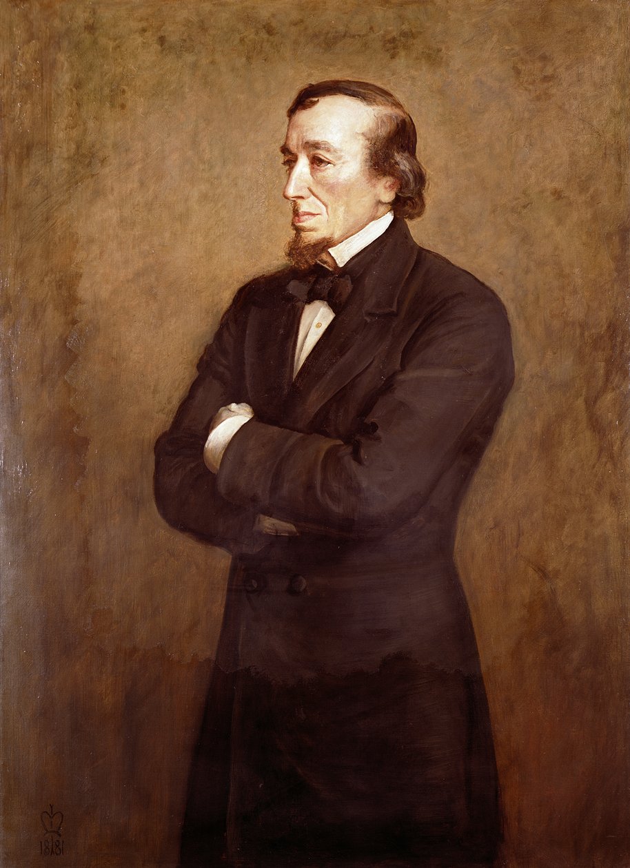 Ritratto di Benjamin Disraeli (1804-1881) Conte di Beaconsfield, 1881 da John Everett Millais