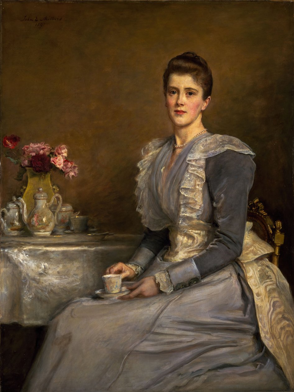 Ritratto di Mary Endicott, Mrs Joseph Chamberlain da John Everett Millais