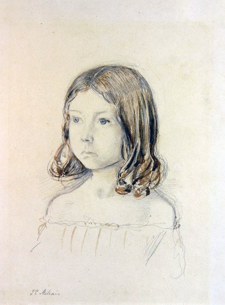 Ritratto di Mary Gertrude Holmes da John Everett Millais