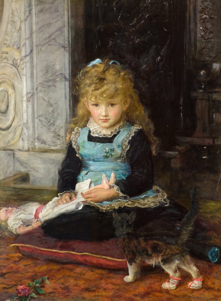 Il gatto con gli stivali da John Everett Millais