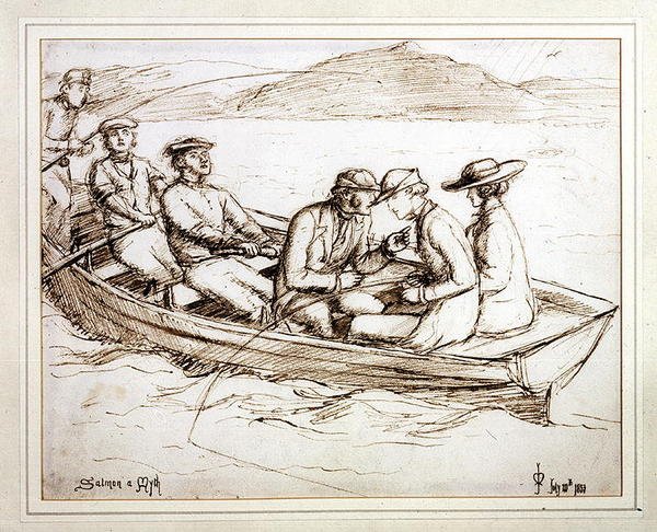 Salmone un mito da John Everett Millais