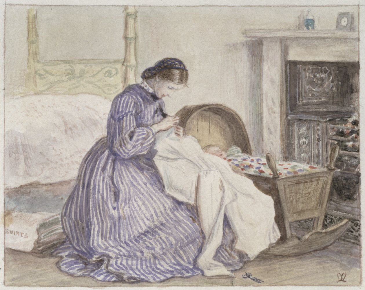 The Iceberg di Stewart Harrison - La sarta, 1860 da John Everett Millais