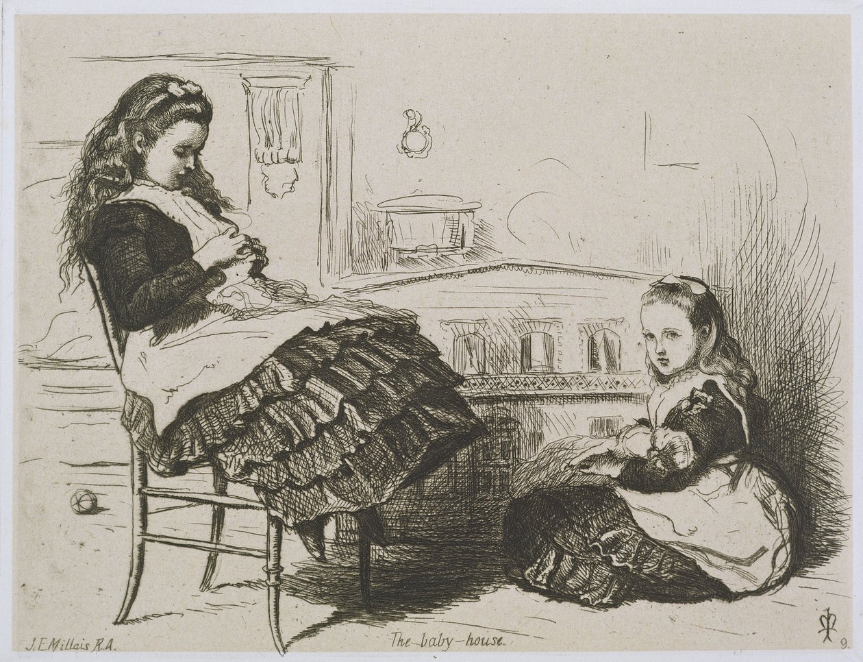 La Casa dei Bambini, numero 9 da una serie di incisioni per l