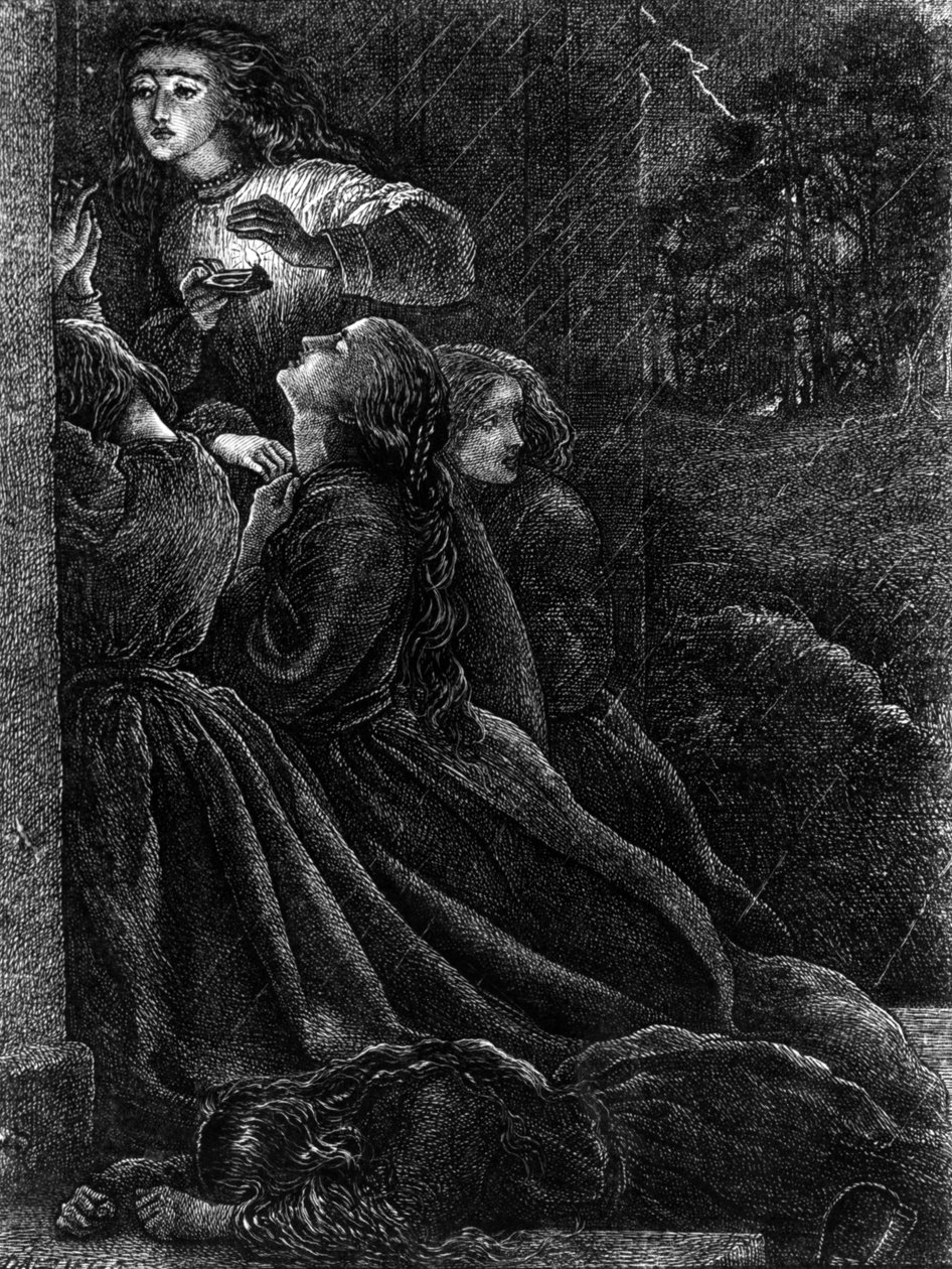 Le Cinque Vergini Stolte, illustrazione da 
