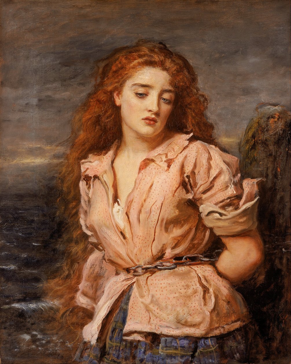 Il martire del Solway".
" da John Everett Millais