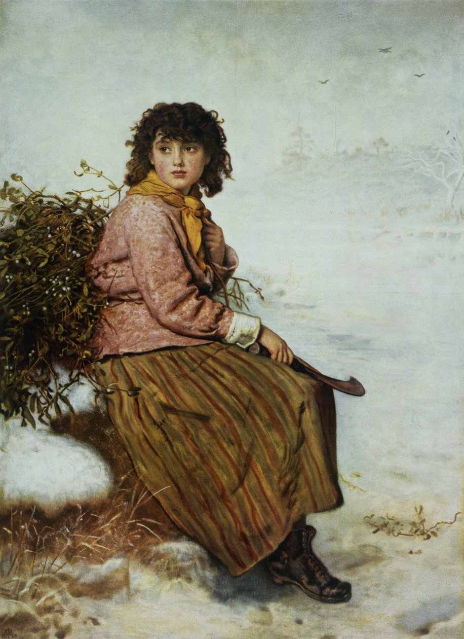 Il raccoglitore di vischio, 1894 da John Everett Millais