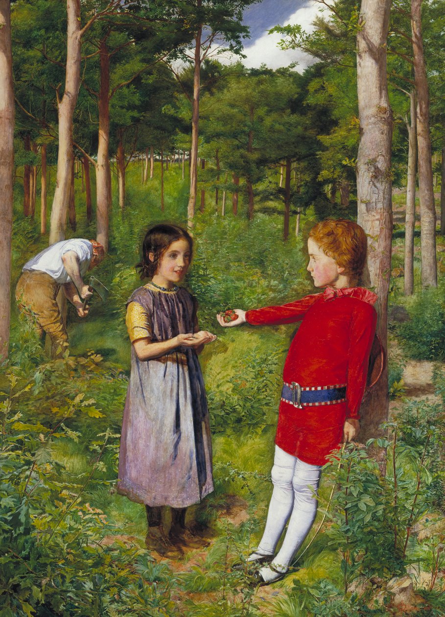 La figlia del boscaiolo da John Everett Millais