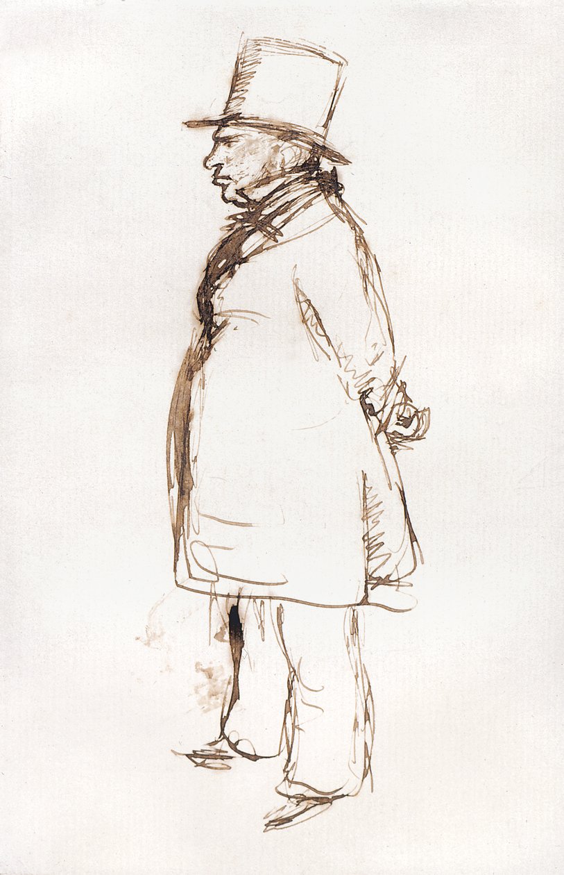 Turner nel Giorno della Verniciatura alla Royal Academy da John Everett Millais
