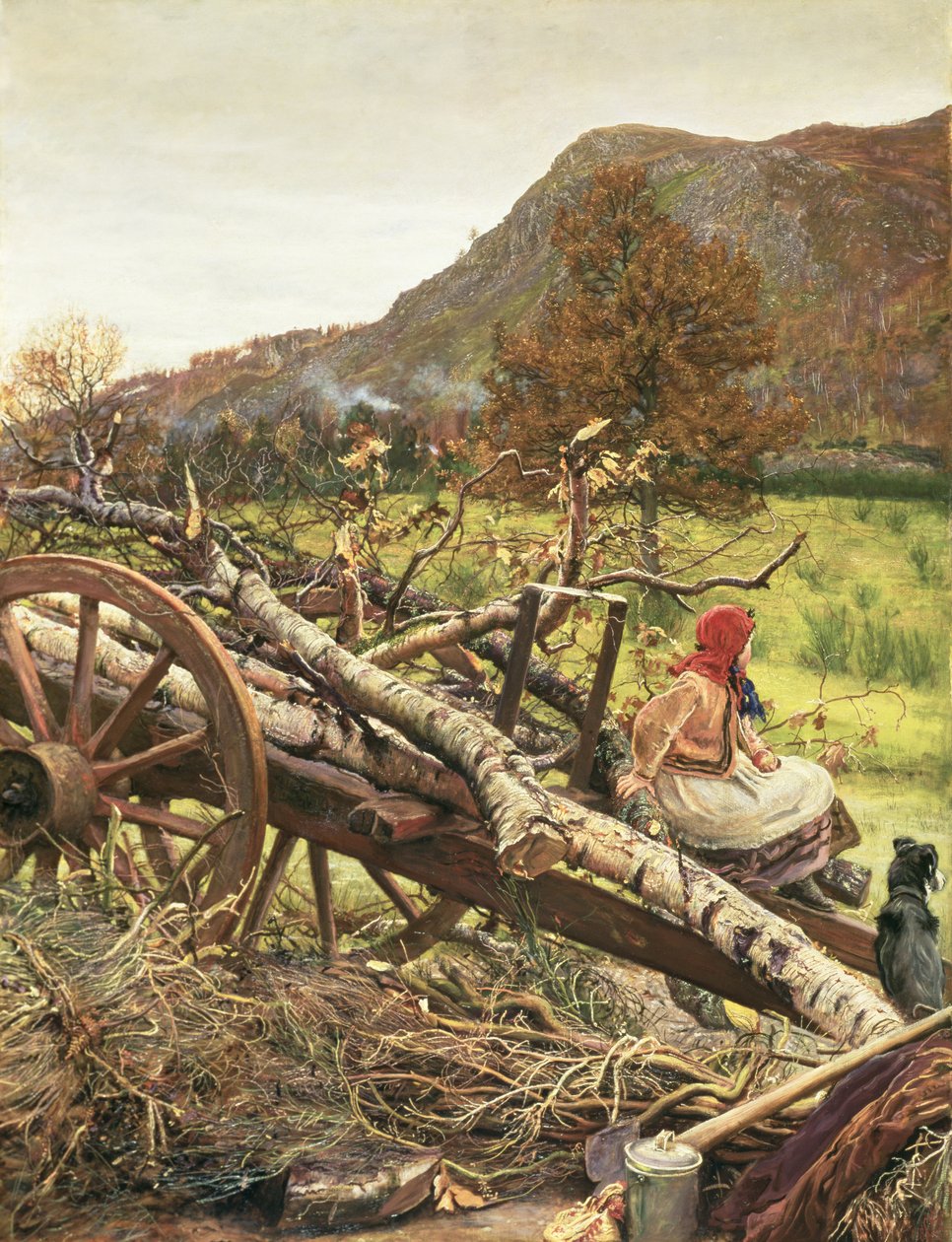 Combustibile invernale da John Everett Millais