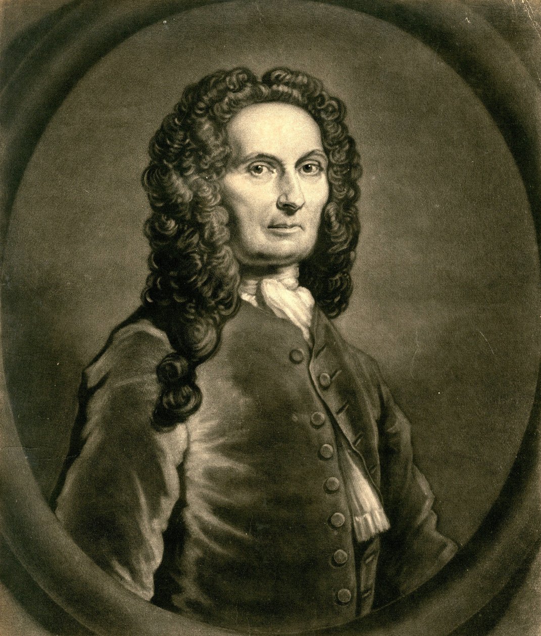 Ritratto del matematico francese Abraham de Moivre da John Faber