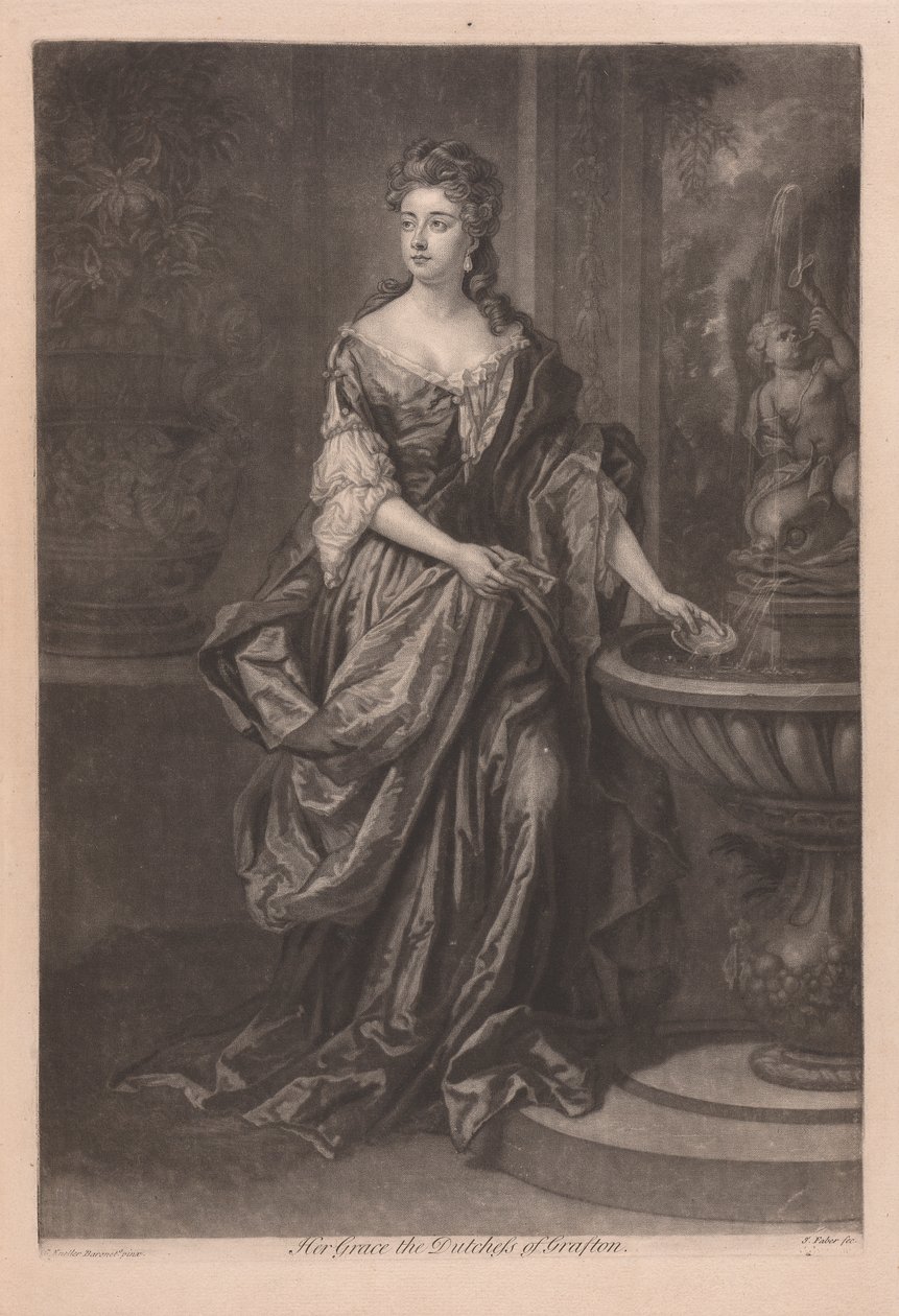 Sua Grazia la Duchessa di Grafton da John Faber the younger