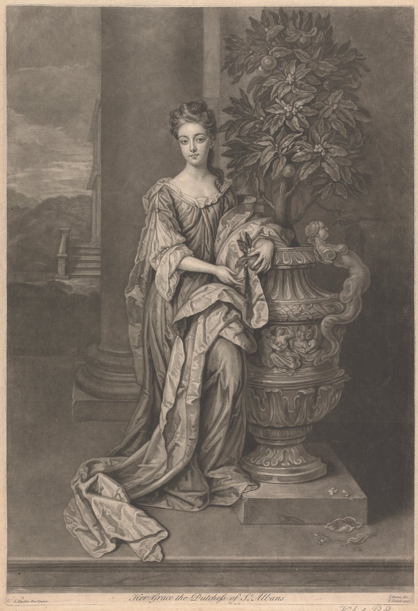 Sua Grazia la Duchessa di St. Albans da John Faber the younger