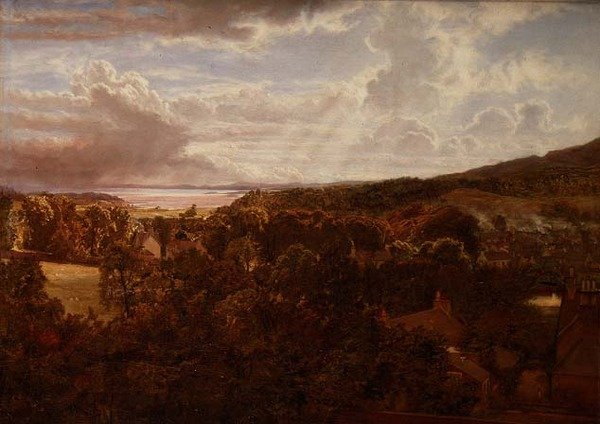 Un villaggio in Galloway da John Faed