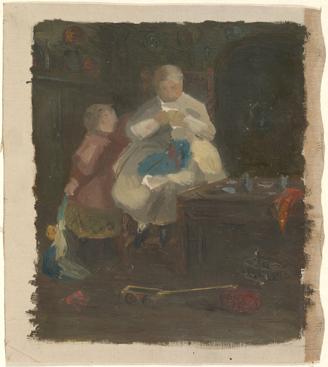 Donna e bambino da John Ferguson Weir