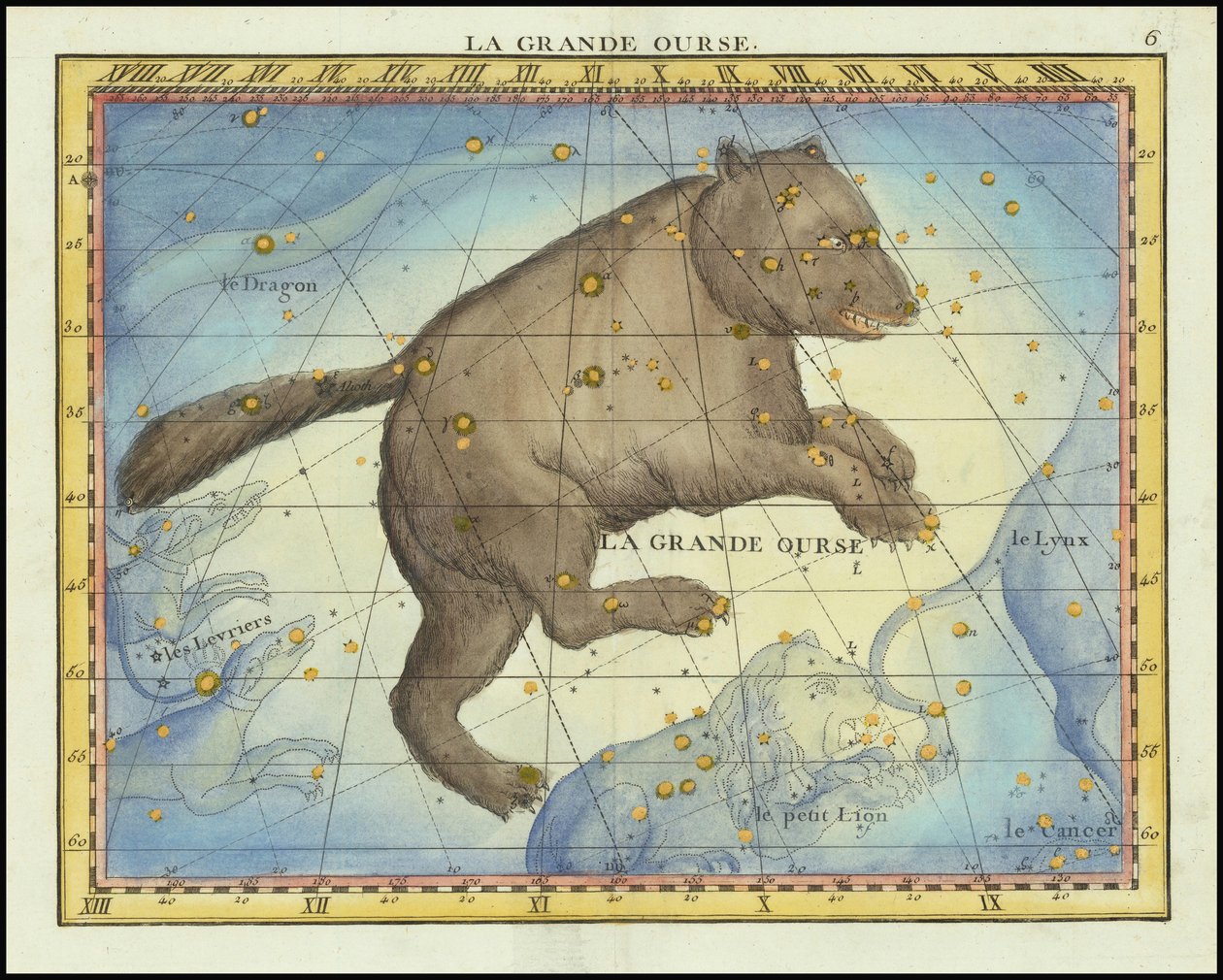 1776 - John Flamsteed - La Grande Ourse (Ursa Major) da John Flamsteed
