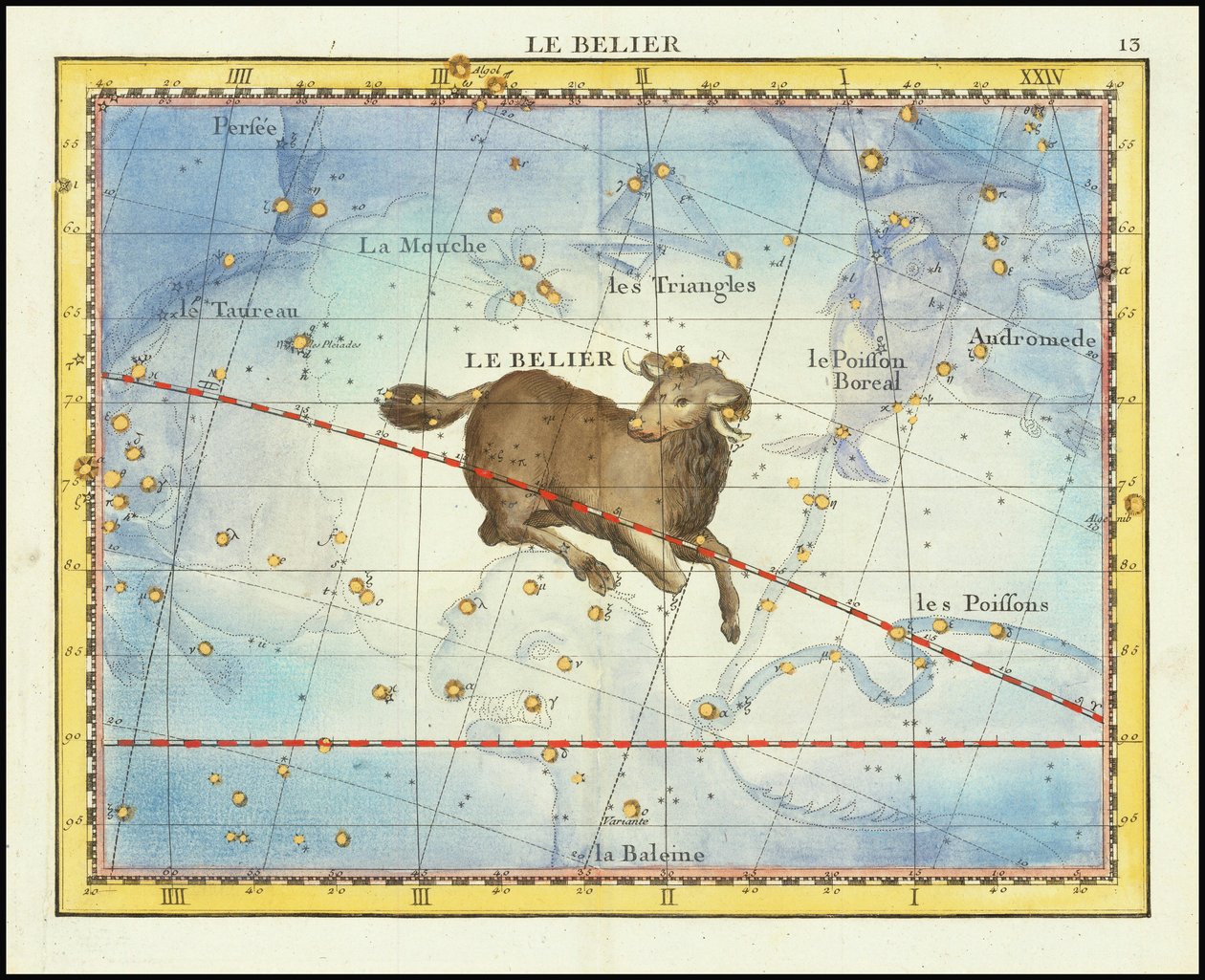 1776 - John Flamsteed - Le Belier (Ariete) da John Flamsteed