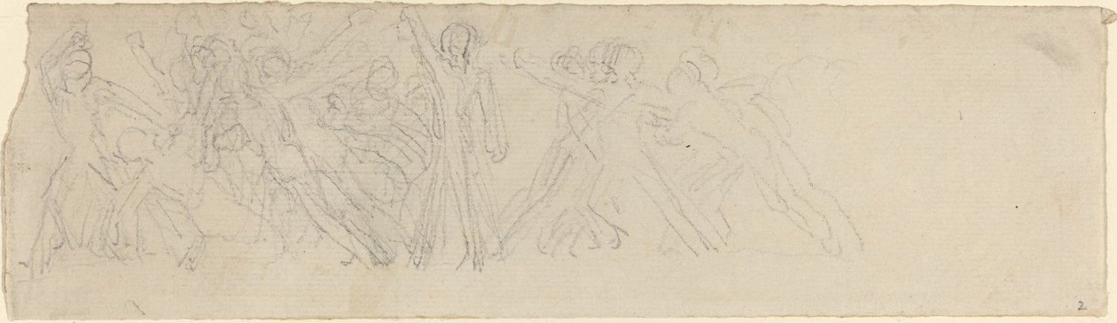 Scena di battaglia antica (?) da John Flaxman