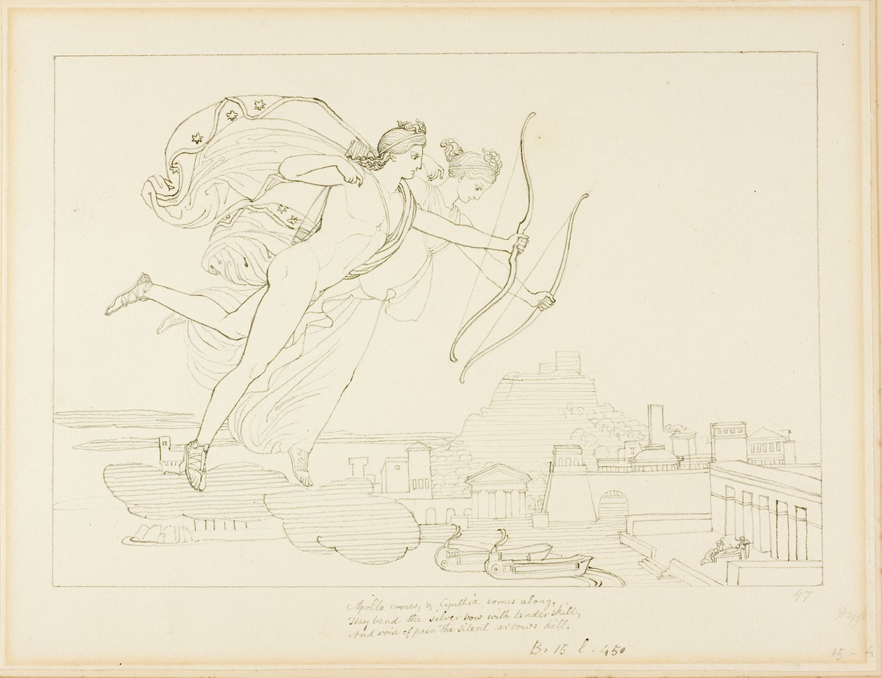 Apollo e Diana da John Flaxman