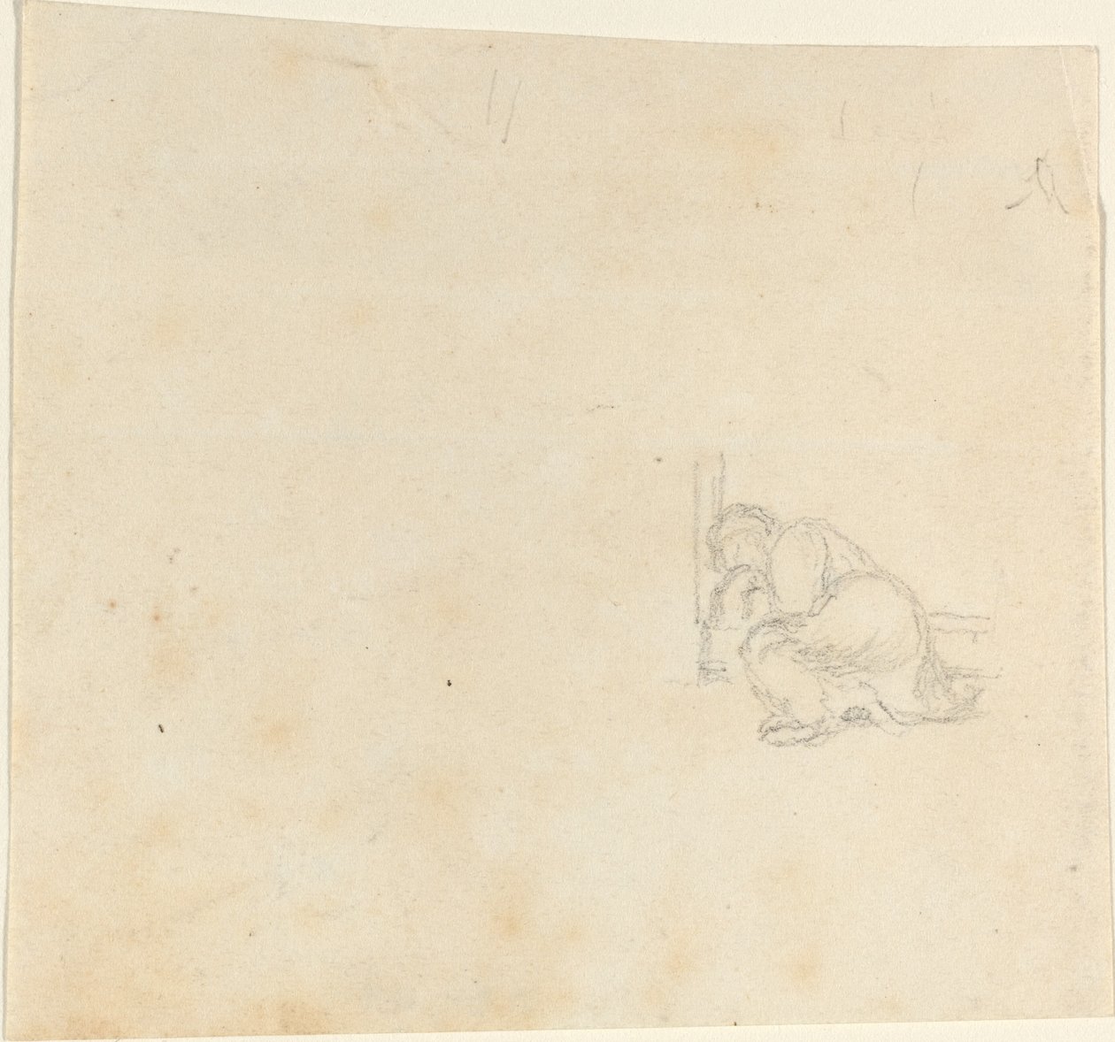 Figura che Dorme in un Portone da John Flaxman