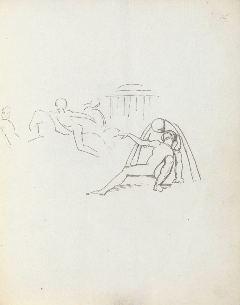 John Philip Kemble come Amleto da John Flaxman