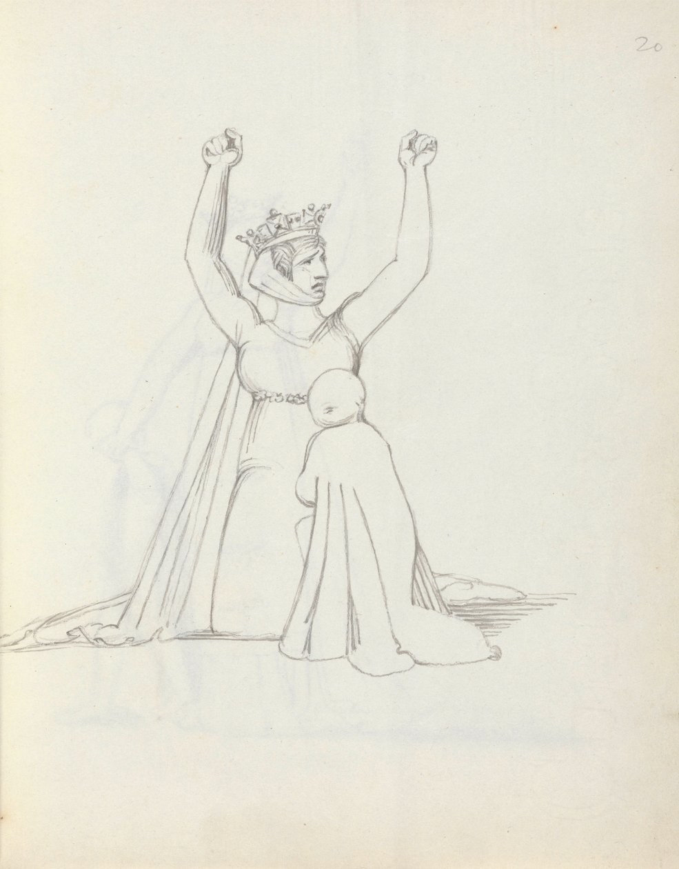 Mrs Siddons come Constance da John Flaxman