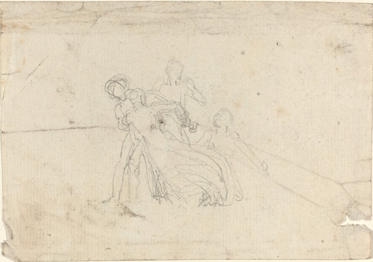 Foglio di studi [recto e verso] da John Flaxman