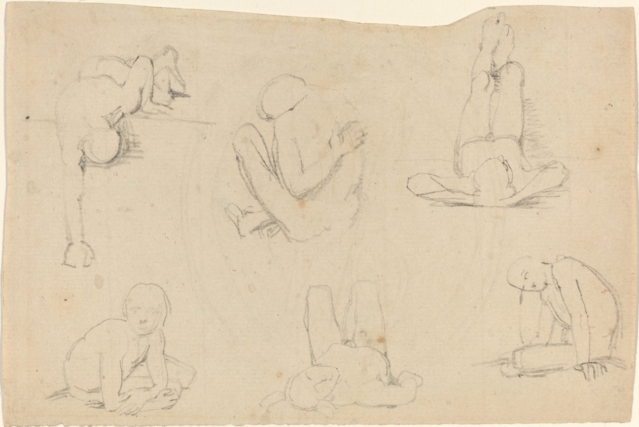 Studi di una figura maschile da John Flaxman