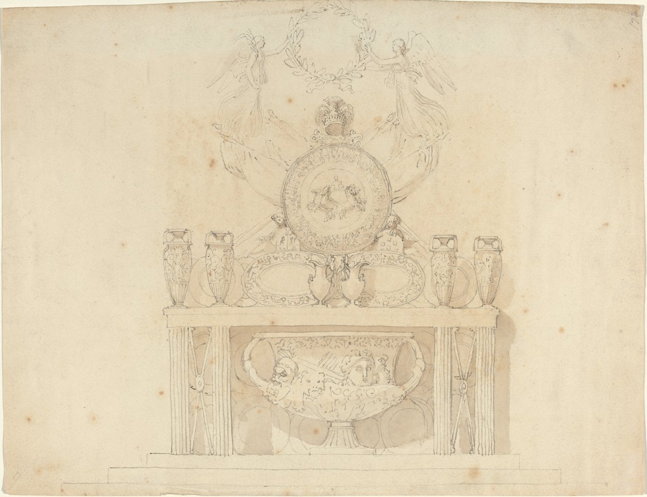 Studio per le decorazioni di Buckingham Palace da John Flaxman