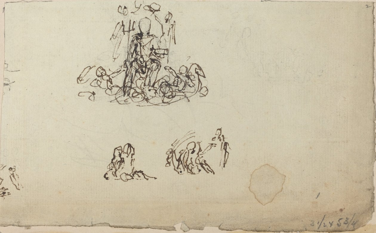 Studio di Nettuno e Creature Marine (?) da John Flaxman