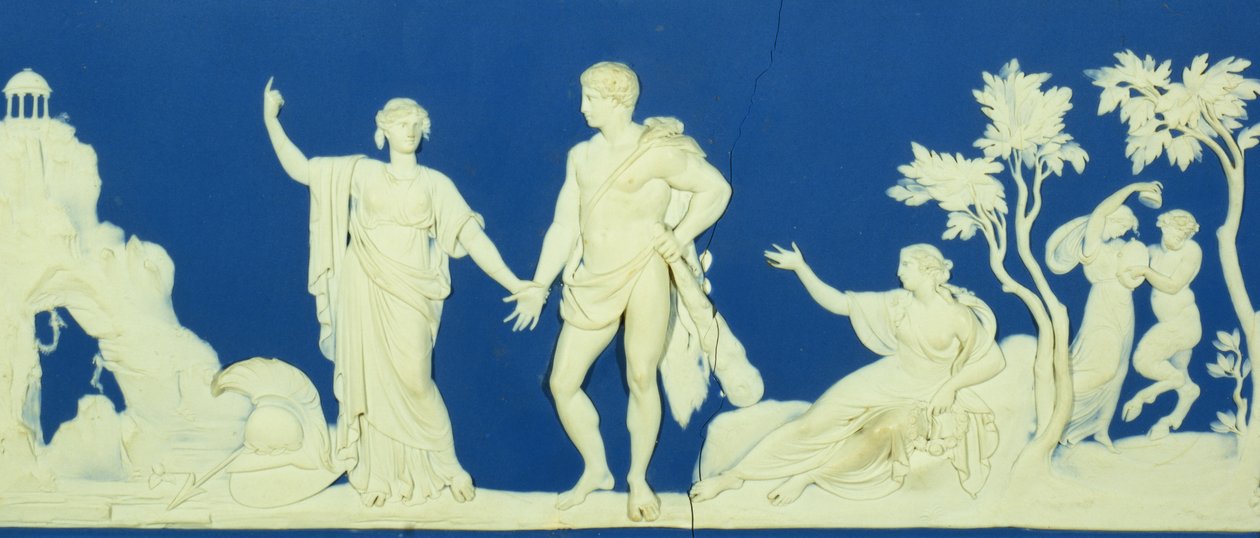 La scelta di Ercole, placca di Wedgwood da John Flaxman