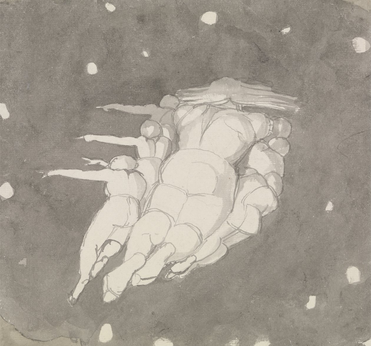 La creazione dei cieli da John Flaxman