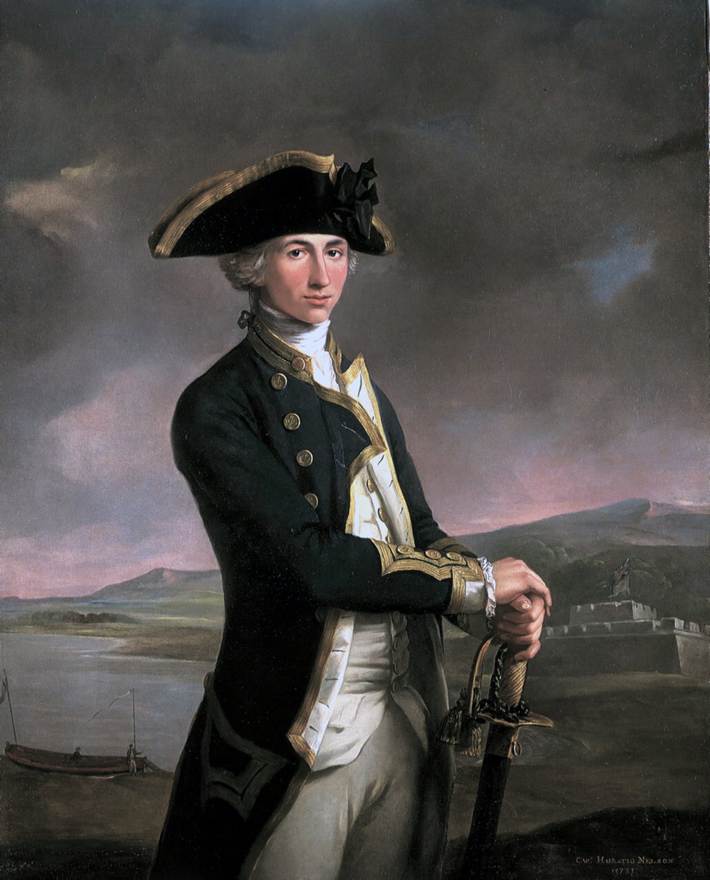 Ritratto di Horatio Nelson (1758-1805) da John Francis Rigaud