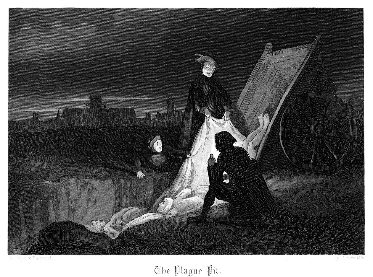 La fossa della peste, 1855 da John Franklin