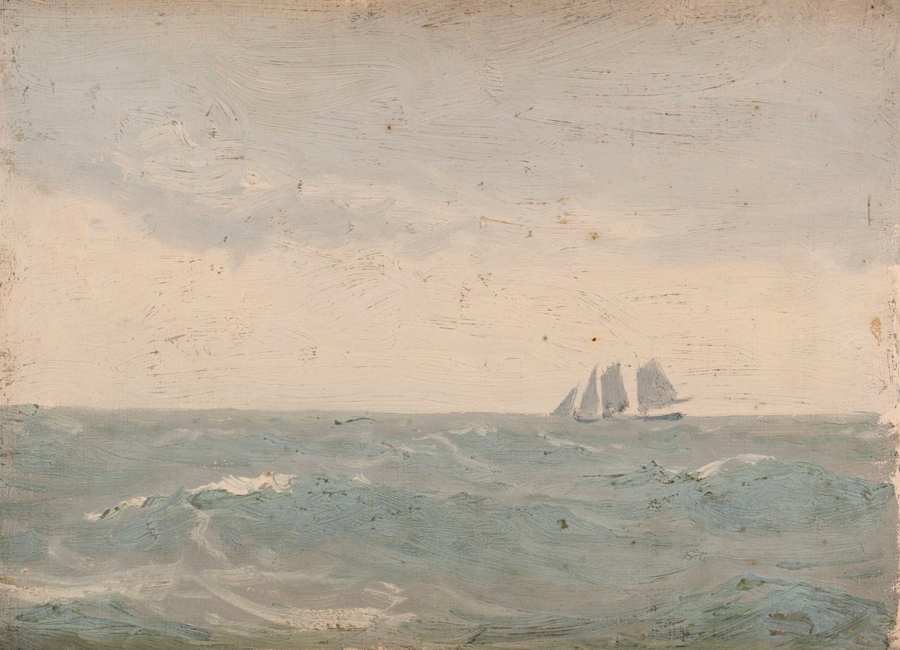 Marina, c.1900 (olio su tela) da John Fraser