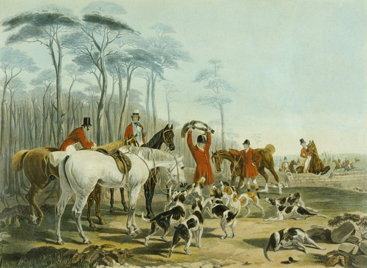 La morte, inciso da Huffman e Mackrill da John Frederick Herring Snr