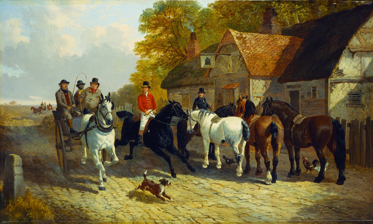 Andando alla fiera di Barnet da John Frederick Herring Junior