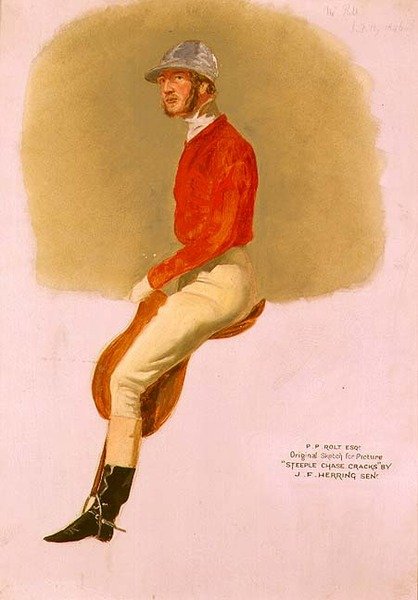 Schizzo di ritratto di P.P. Rolt Esq. per 