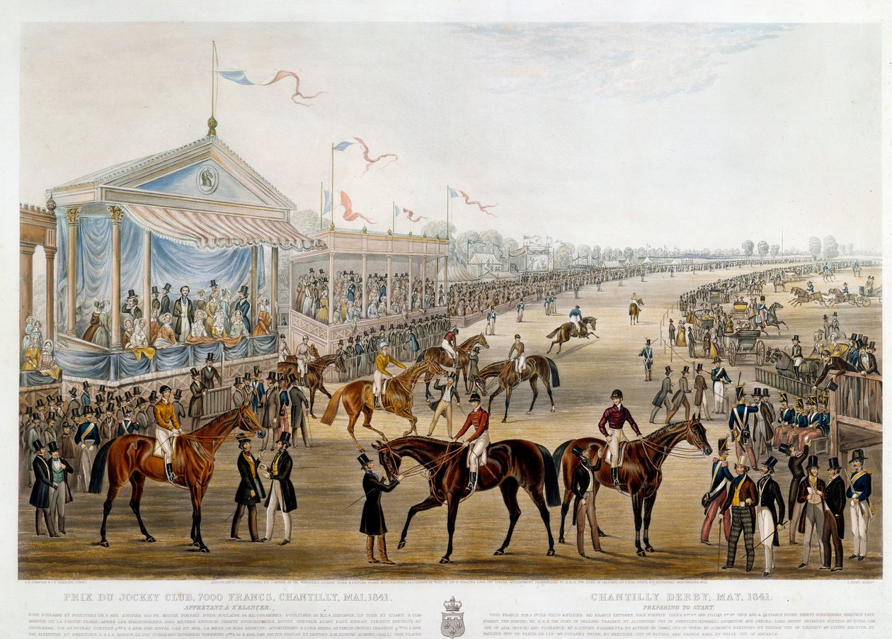 Prix du jockey club a Chantilly nel 1841 da John Frederick Herring Senior
