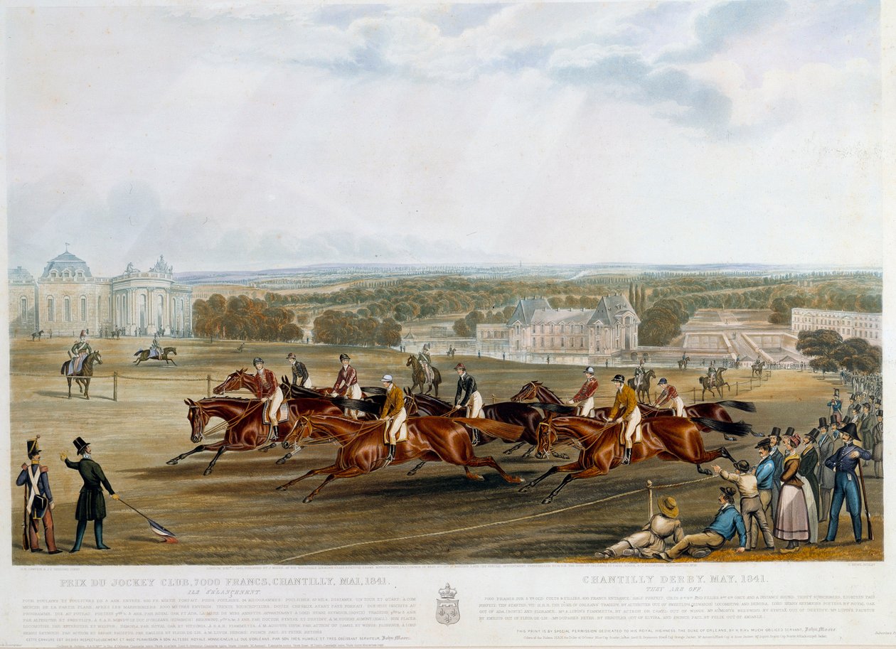 Prix du jockey club a Chantilly nel 1841 da John Frederick Herring Senior